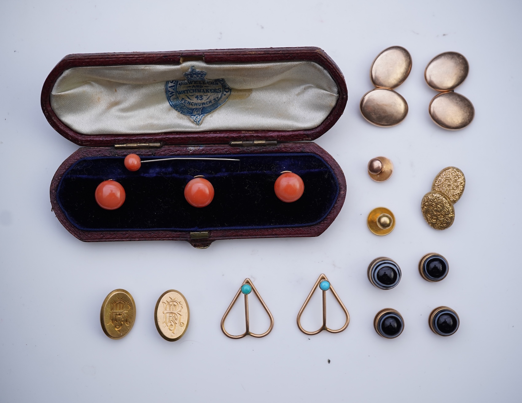 A collection of dress accessories, early 20th century
